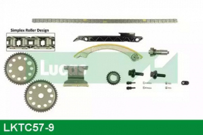 LUCAS ENGINE DRIVE lktc579 -  Комплект цели привода распредвала